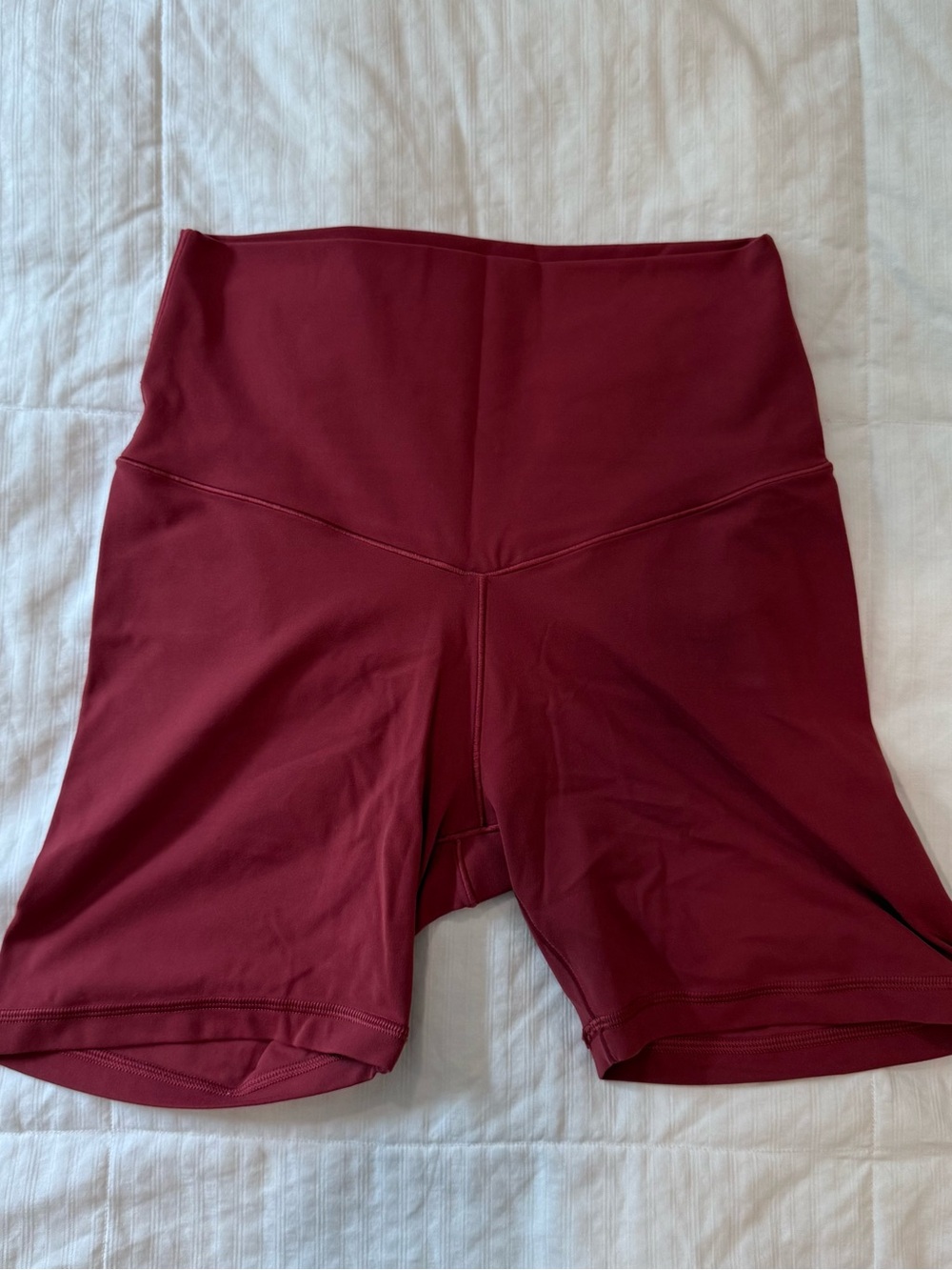 aerie High-Rise Wine Performance Bike Shorts